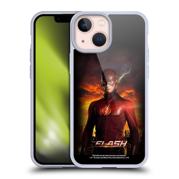 The Flash TV Series Poster Barry Stand Pose Soft Gel Case for Apple iPhone 13 Mini