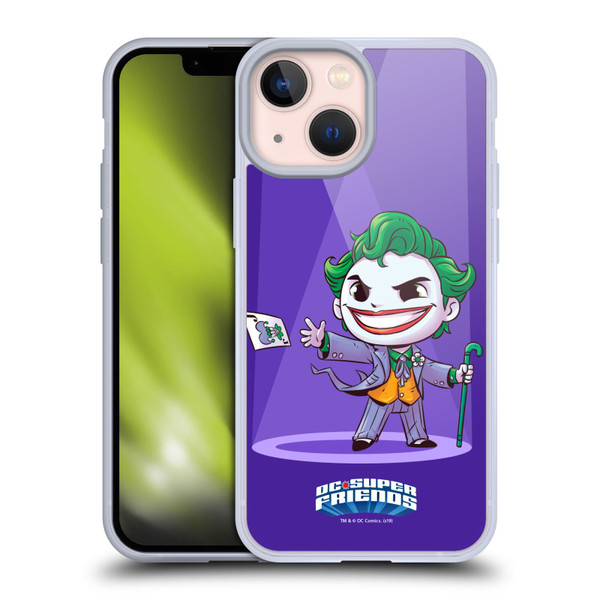 Super Friends DC Comics Toddlers 2 Joker Soft Gel Case for Apple iPhone 13 Mini