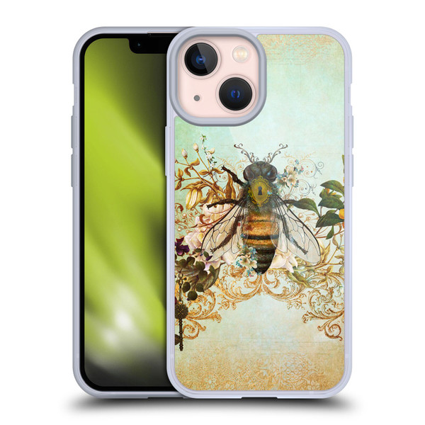 Jena DellaGrottaglia Insects Bee Garden Soft Gel Case for Apple iPhone 13 Mini