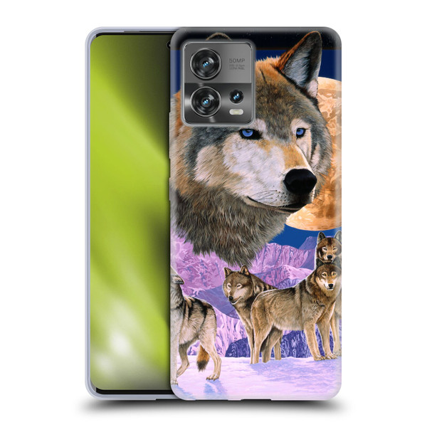 Graeme Stevenson Assorted Designs Wolves Soft Gel Case for Motorola Moto Edge 30 Fusion