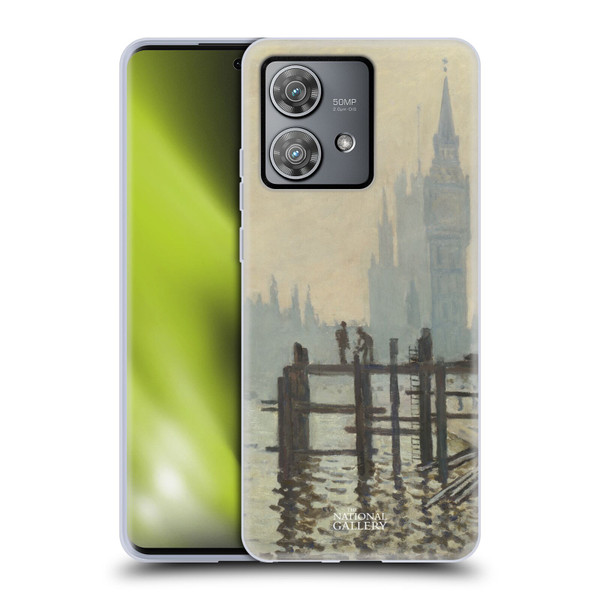 The National Gallery Art Monet Thames Soft Gel Case for Motorola Edge 40 Neo 5G