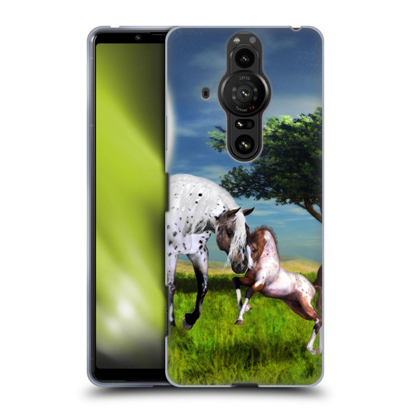 Simone Gatterwe Horses Love Forever Soft Gel Case for Sony Xperia Pro-I