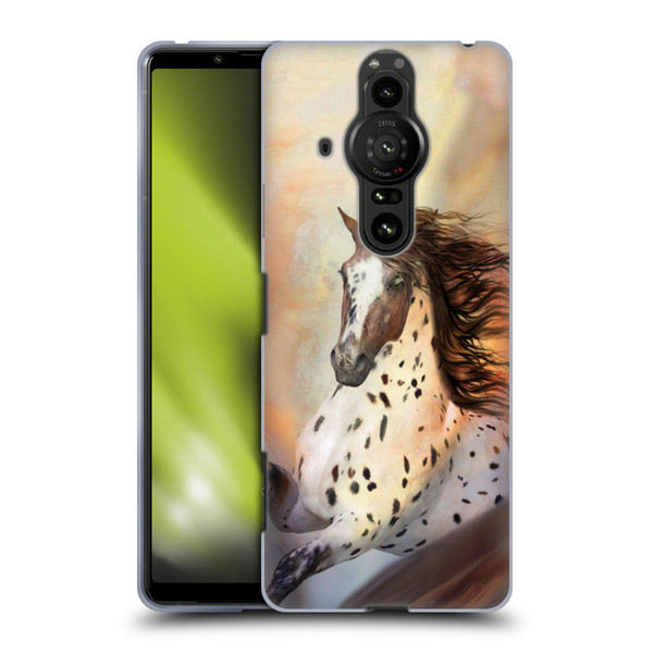 Simone Gatterwe Horses Wild 2 Soft Gel Case for Sony Xperia Pro-I