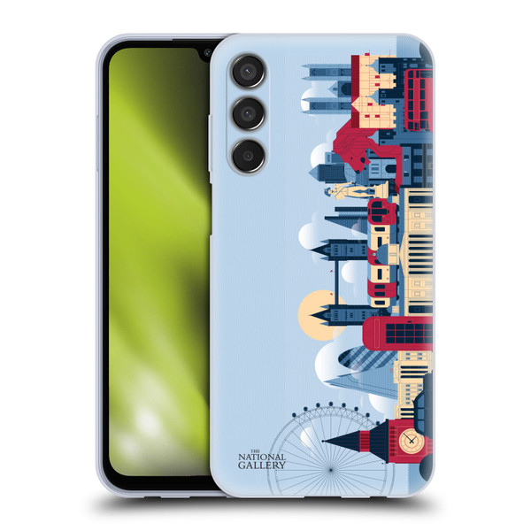 The National Gallery Art London Skyline Soft Gel Case for Samsung Galaxy M15/F15 5G