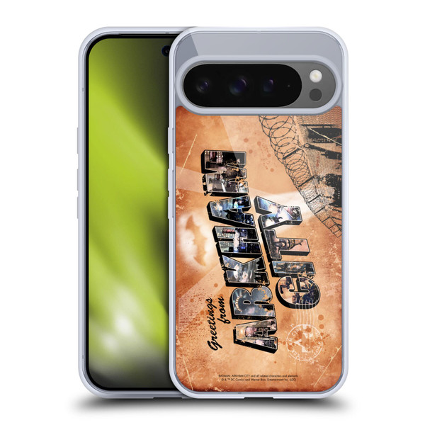 Batman Arkham City Graphics Postcard Soft Gel Case for Google Pixel 9 Pro XL