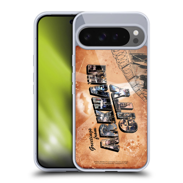 Batman Arkham City Graphics Postcard Soft Gel Case for Google Pixel 9 Pro XL
