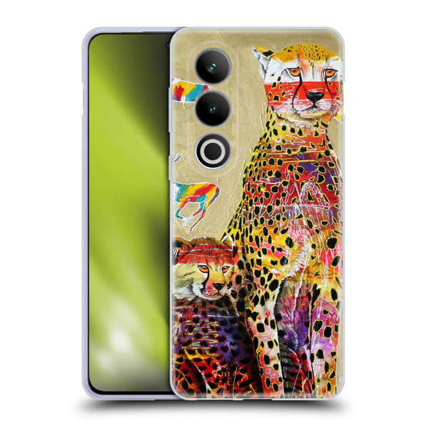 Graeme Stevenson Colourful Wildlife Cheetah Soft Gel Case for OPPO OnePlus Ace 3V 5G
