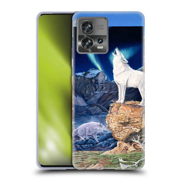 Graeme Stevenson Wildlife Wolves 3 Soft Gel Case for Motorola Moto Edge 30 Fusion