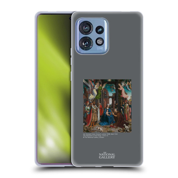 The National Gallery Religious & Mythological The Adoration Of The Kings Soft Gel Case for Motorola Moto Edge 40 Pro