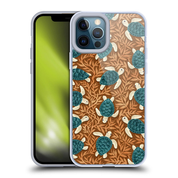 Micklyn Le Feuvre Flora And Fauna Tiny Turtle Treasures Soft Gel Case for Apple iPhone 12 Pro Max