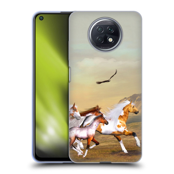 Simone Gatterwe Horses Wild Herd Soft Gel Case for Xiaomi Redmi Note 9T 5G