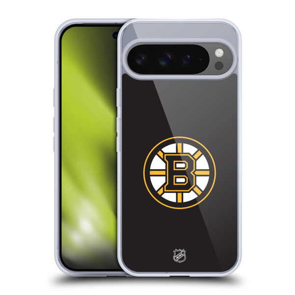 NHL Boston Bruins Plain Soft Gel Case for Google Pixel 9 Pro XL