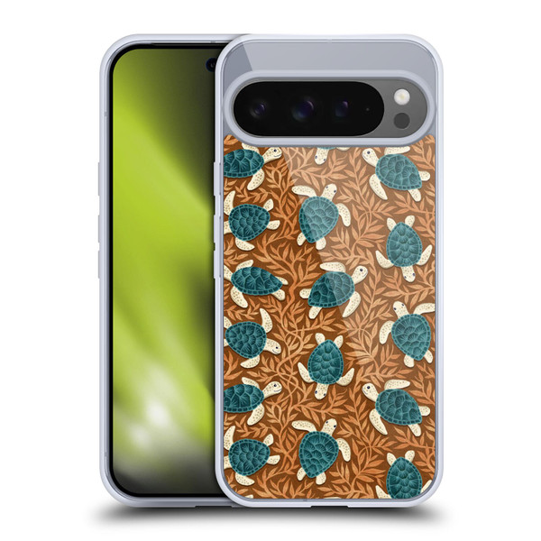 Micklyn Le Feuvre Flora And Fauna Tiny Turtle Treasures Soft Gel Case for Google Pixel 9 Pro XL
