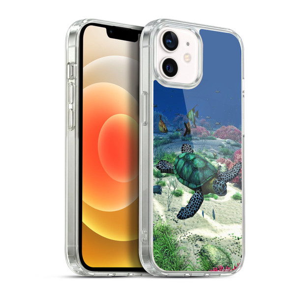 Simone Gatterwe Life In Sea Turtle Soft Gel Case for Apple iPhone 12 / iPhone 12 Pro & MagSafe