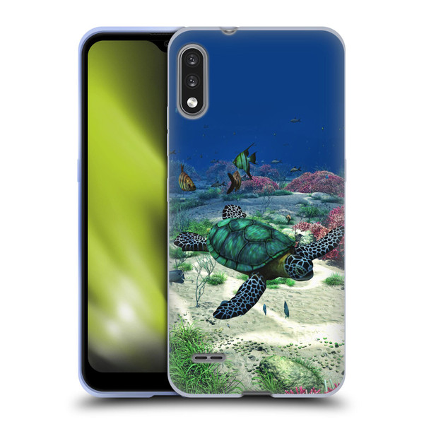 Simone Gatterwe Life In Sea Turtle Soft Gel Case for LG K22