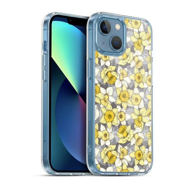 Micklyn Le Feuvre Florals Daffodil Daze Soft Gel Case for Apple iPhone 13 Mini & MagSafe
