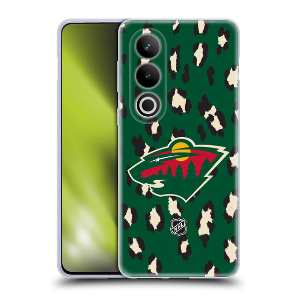 NHL Minnesota Wild Leopard Pattern Soft Gel Case for OPPO OnePlus Ace 3V 5G