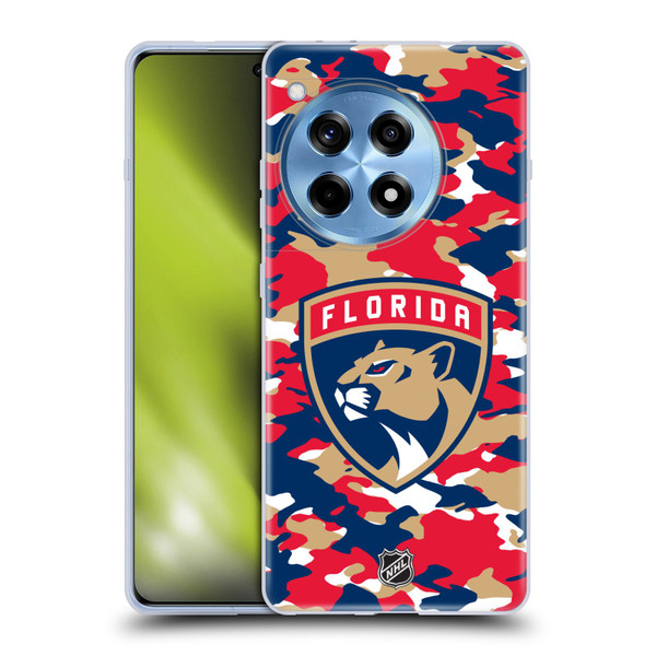NHL Florida Panthers Camouflage Soft Gel Case for OPPO OnePlus Ace 3 5G