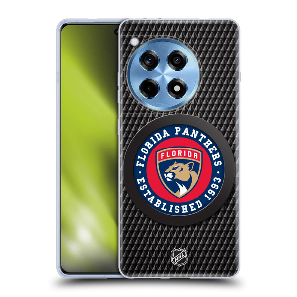 NHL Florida Panthers Puck Texture Soft Gel Case for OPPO OnePlus Ace 3 5G