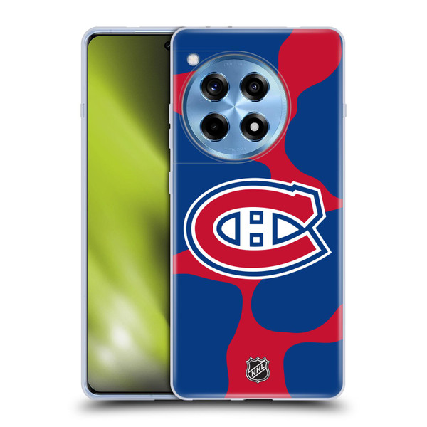NHL Montreal Canadiens Cow Pattern Soft Gel Case for OPPO OnePlus Ace 3 5G