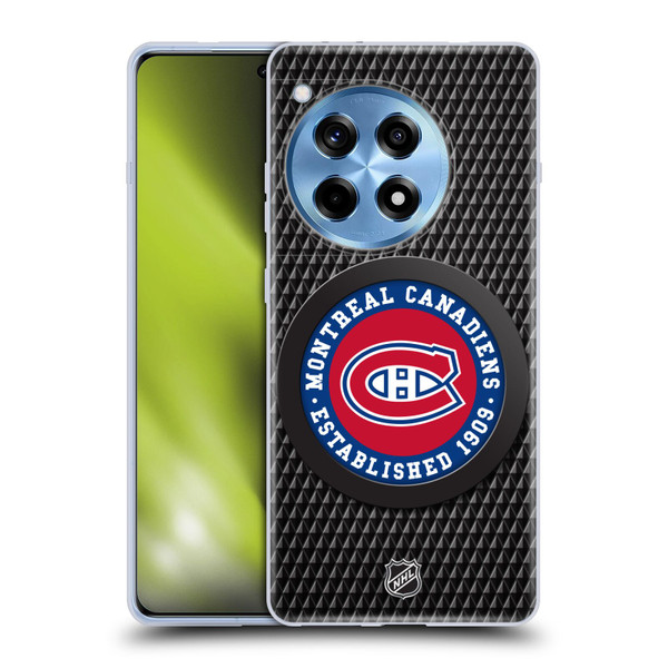 NHL Montreal Canadiens Puck Texture Soft Gel Case for OPPO OnePlus Ace 3 5G