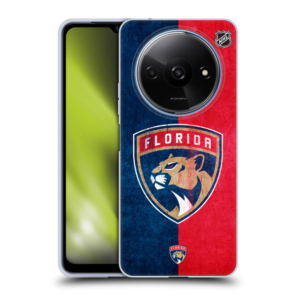 NHL Florida Panthers Half Distressed Soft Gel Case for Xiaomi Redmi A3