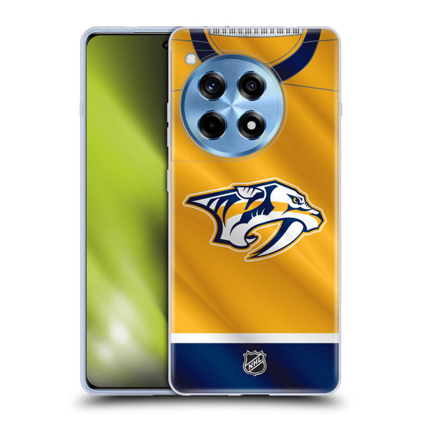 NHL Nashville Predators Jersey Soft Gel Case for OPPO OnePlus Ace 3 5G