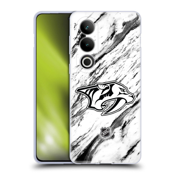 NHL Nashville Predators Marble Soft Gel Case for OPPO OnePlus Ace 3V 5G