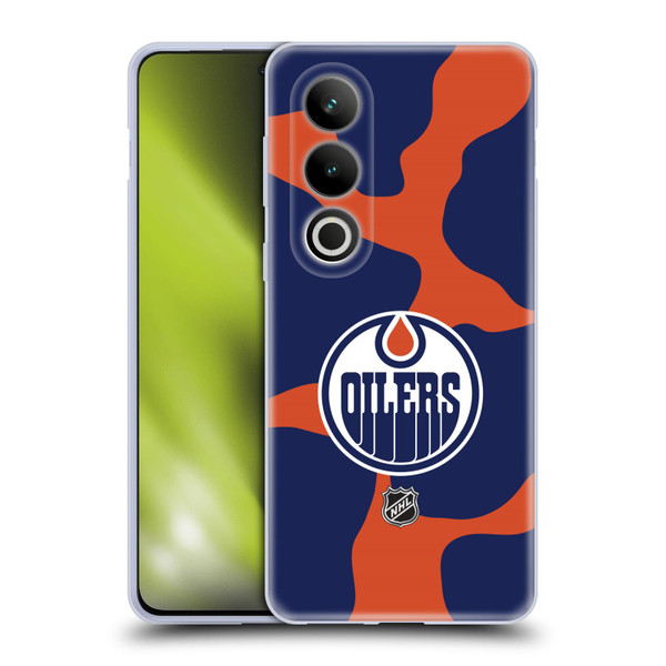NHL Edmonton Oilers Cow Pattern Soft Gel Case for OPPO OnePlus Ace 3V 5G