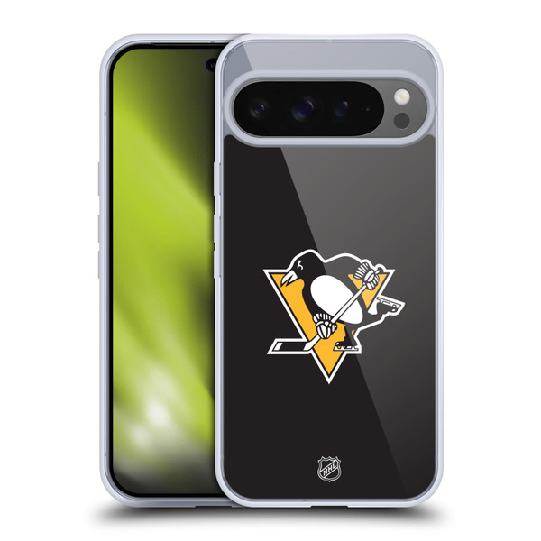 NHL Pittsburgh Penguins Plain Soft Gel Case for Google Pixel 9 Pro XL