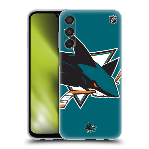 NHL San Jose Sharks Oversized Soft Gel Case for Samsung Galaxy M15/F15 5G