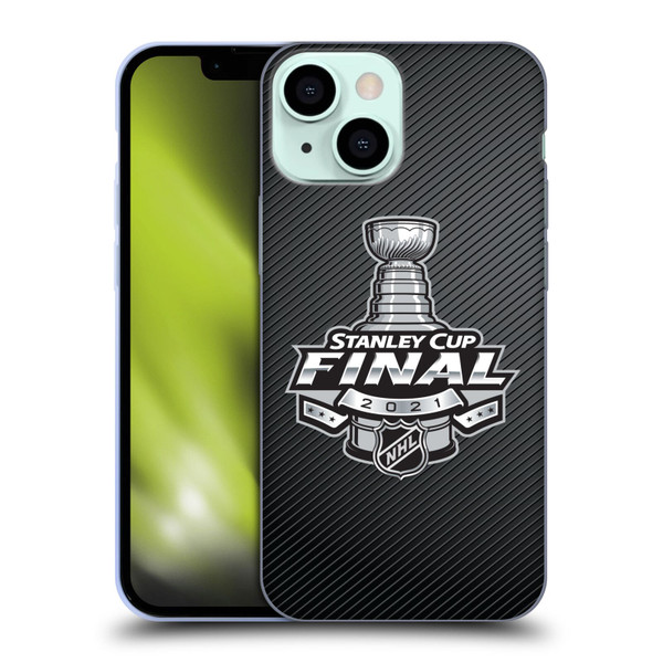 NHL 2021 Stanley Cup Final Stripes Soft Gel Case for Apple iPhone 13 Mini