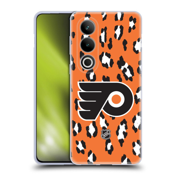 NHL Philadelphia Flyers Leopard Pattern Soft Gel Case for OPPO OnePlus Ace 3V 5G