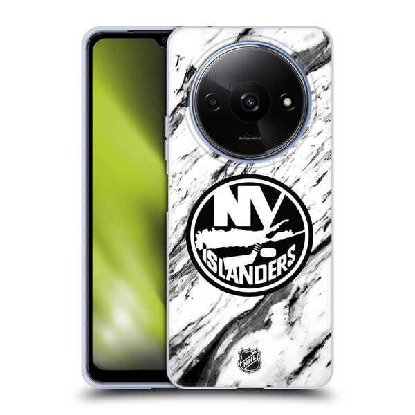 NHL New York Islanders Marble Soft Gel Case for Xiaomi Redmi A3
