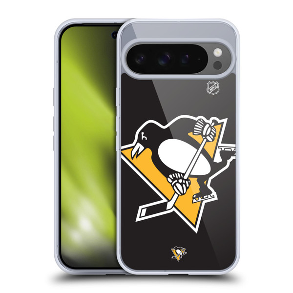 NHL Pittsburgh Penguins Oversized Soft Gel Case for Google Pixel 9 Pro XL