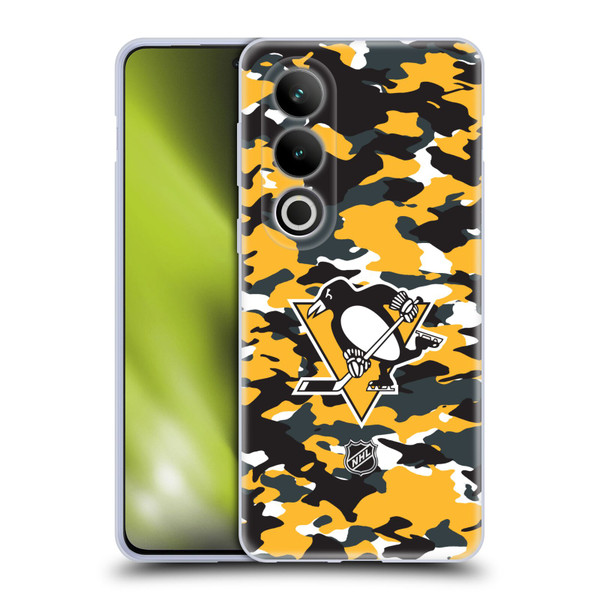 NHL Pittsburgh Penguins Camouflage Soft Gel Case for OPPO OnePlus Ace 3V 5G