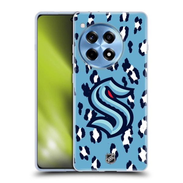 NHL Seattle Kraken Leopard Pattern Soft Gel Case for OPPO OnePlus Ace 3 5G