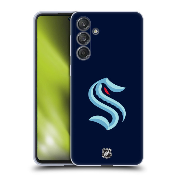 NHL Seattle Kraken Plain Soft Gel Case for Samsung Galaxy M55 5G