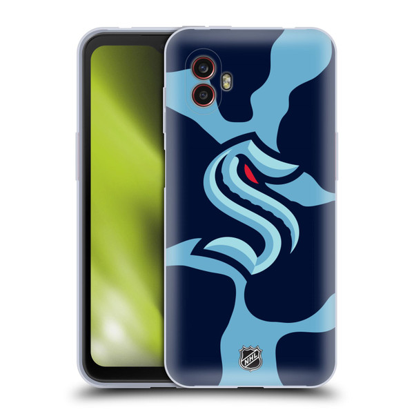 NHL Seattle Kraken Cow Pattern Soft Gel Case for Samsung Galaxy Xcover6 Pro/Pro2