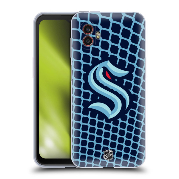 NHL Seattle Kraken Net Pattern Soft Gel Case for Samsung Galaxy Xcover6 Pro/Pro2