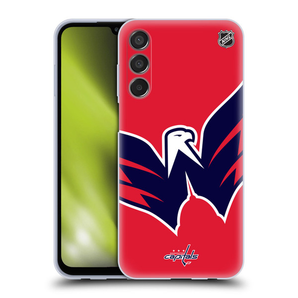 NHL Washington Capitals Oversized Soft Gel Case for Samsung Galaxy M15/F15 5G