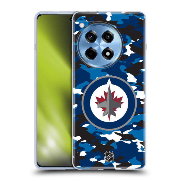 NHL Winnipeg Jets Camouflage Soft Gel Case for OPPO OnePlus Ace 3 5G