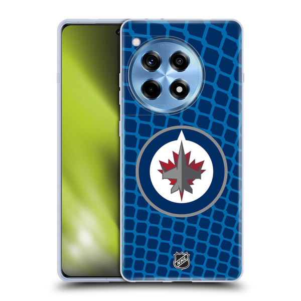 NHL Winnipeg Jets Net Pattern Soft Gel Case for OPPO OnePlus Ace 3 5G