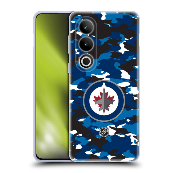 NHL Winnipeg Jets Camouflage Soft Gel Case for OPPO OnePlus Ace 3V 5G