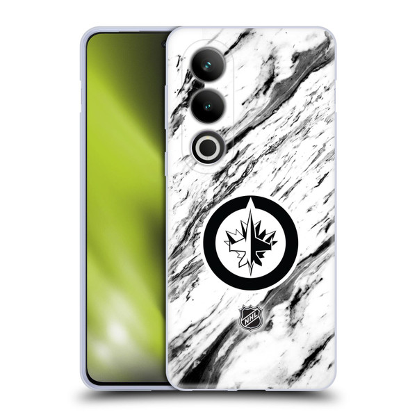 NHL Winnipeg Jets Marble Soft Gel Case for OPPO OnePlus Ace 3V 5G