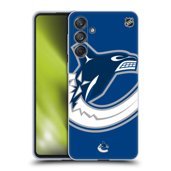 NHL Vancouver Canucks Oversized Soft Gel Case for Samsung Galaxy M55 5G