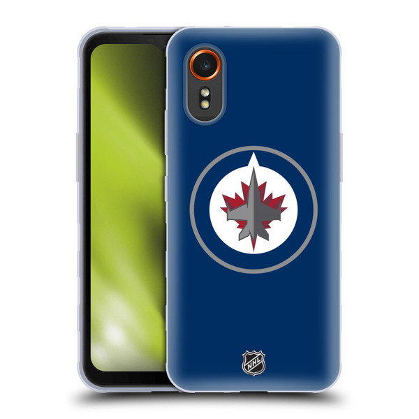 NHL Winnipeg Jets Plain Soft Gel Case for Samsung Galaxy Xcover7 5G