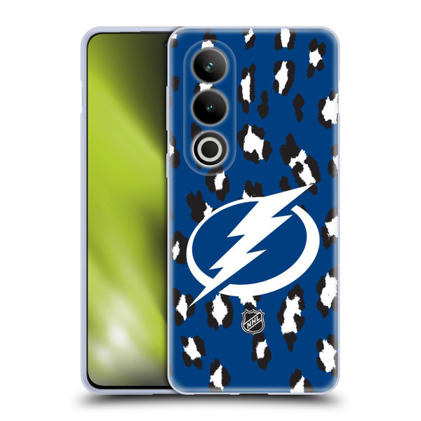 NHL Tampa Bay Lightning Leopard Patten Soft Gel Case for OPPO OnePlus Ace 3V 5G