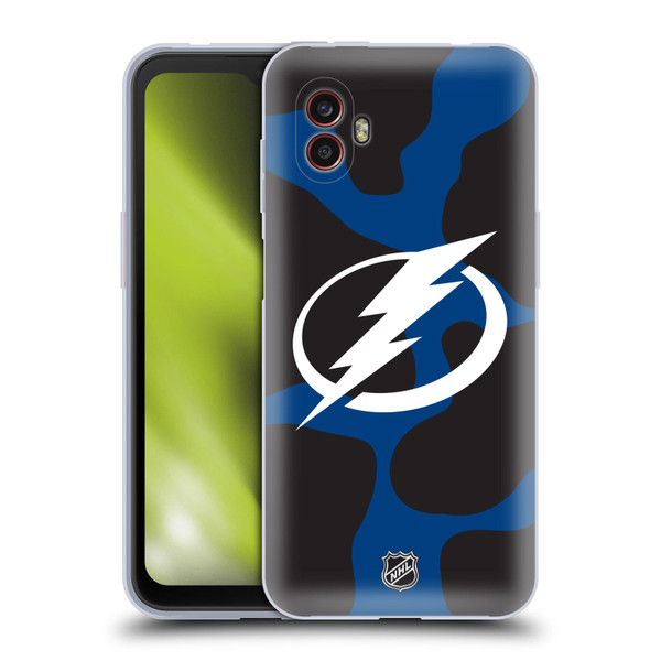 NHL Tampa Bay Lightning Cow Pattern Soft Gel Case for Samsung Galaxy Xcover6 Pro/Pro2