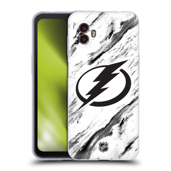 NHL Tampa Bay Lightning Marble Soft Gel Case for Samsung Galaxy Xcover6 Pro/Pro2